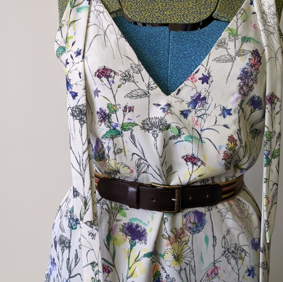 Halston leather autumnal coloured belt - Picture 8 of 8